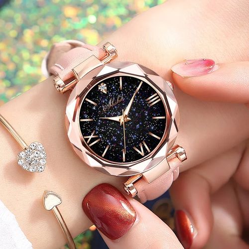 Ladies Charming Star Quartz Watches