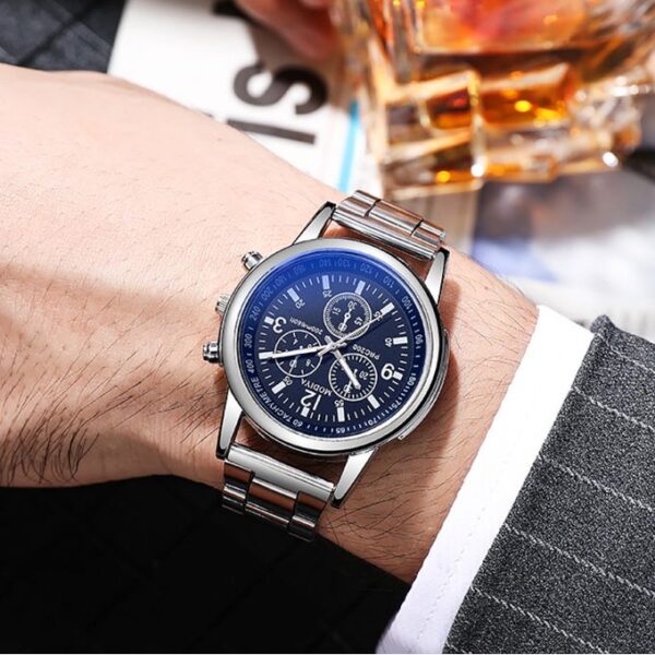 Men's Stainless Steel Quartz Watches - Image 5