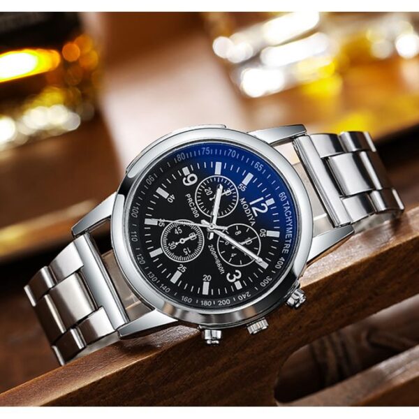 Men's Stainless Steel Quartz Watches - Image 4