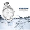 NAVIFORCE N-5008L Silver Ladies Watch - Image 5