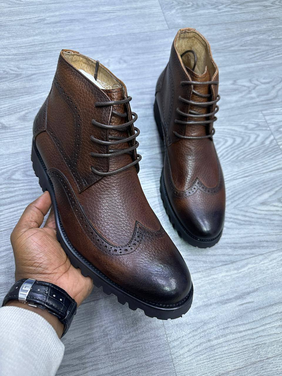 Clarks Leather Boots - Image 3