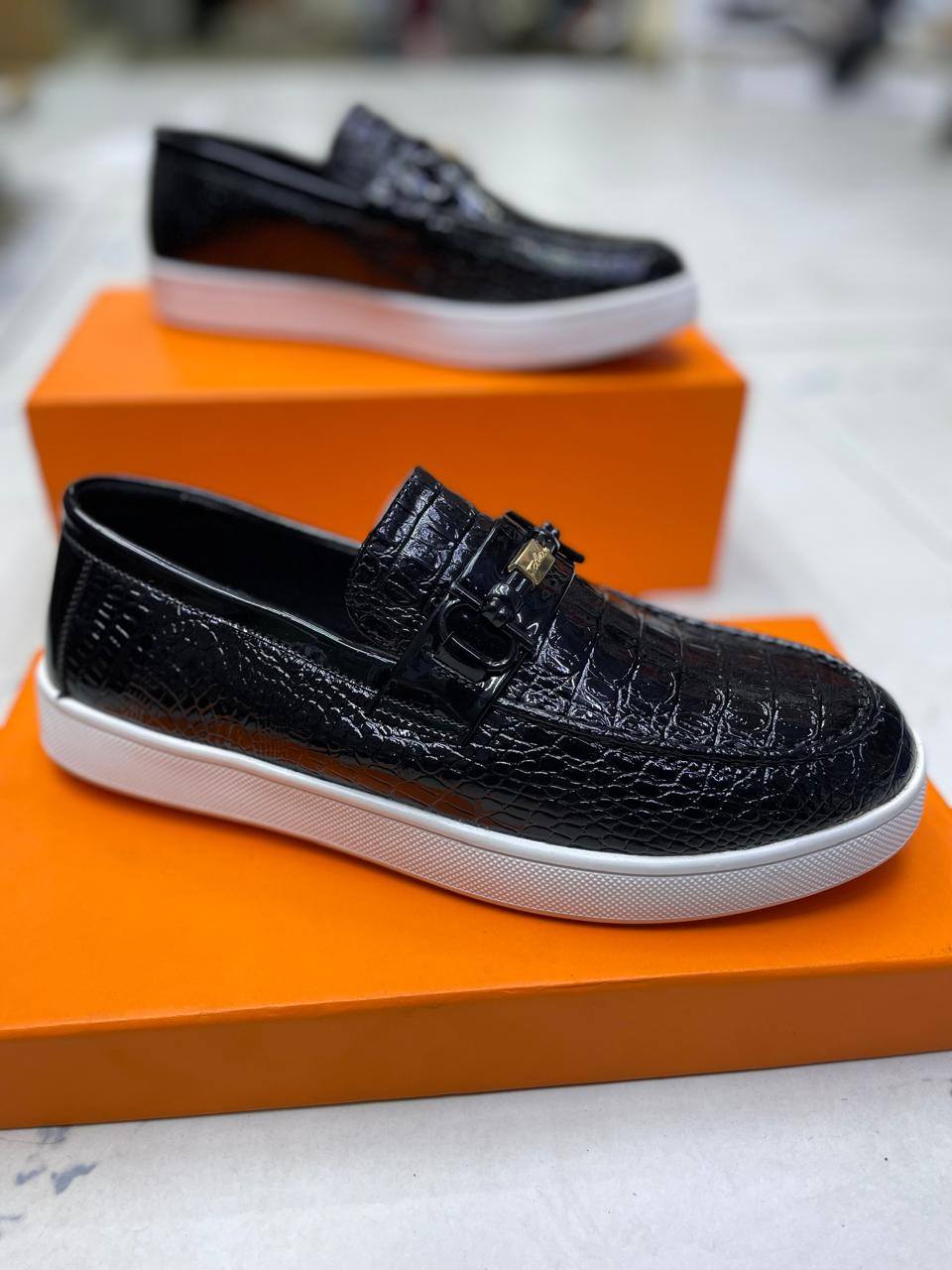 Crocodile Men Loafers - Image 2