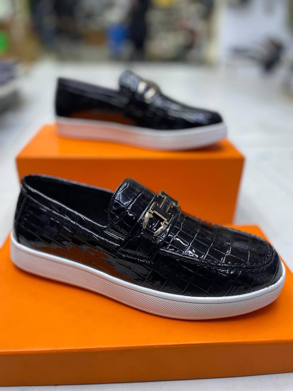 Crocodile Men Loafers - Image 3