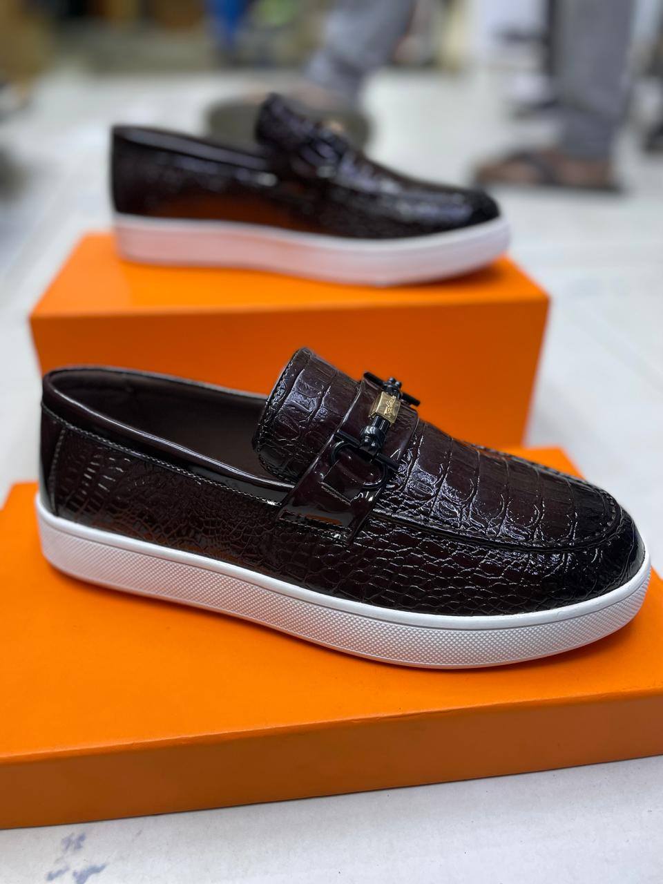 Crocodile Men Loafers - Image 4