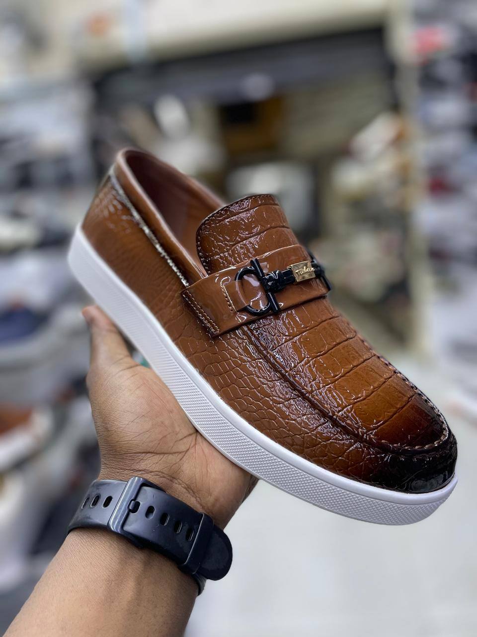 Crocodile Men Loafers - Image 7