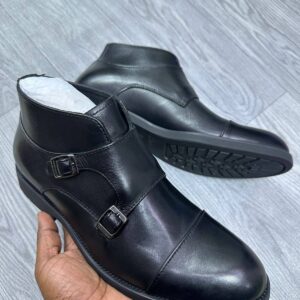 Clarks Double Monk Strap Boots