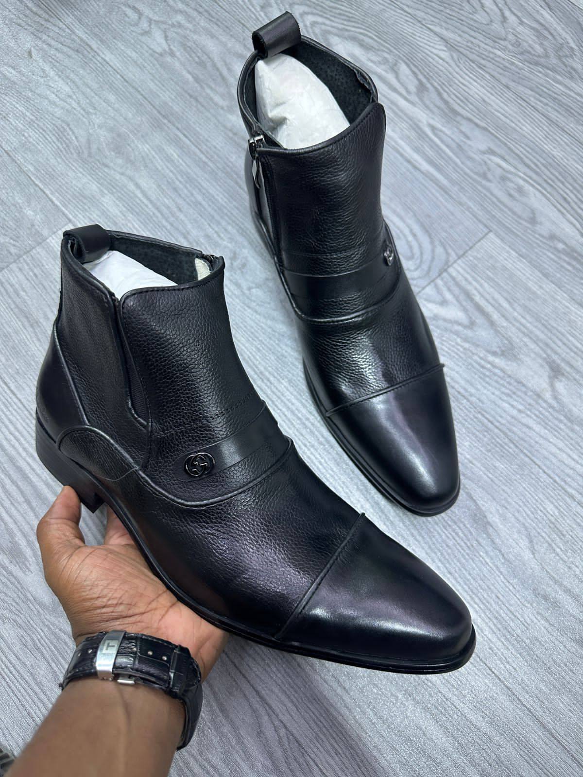 Clarks Leather Ankle Boots - Image 2