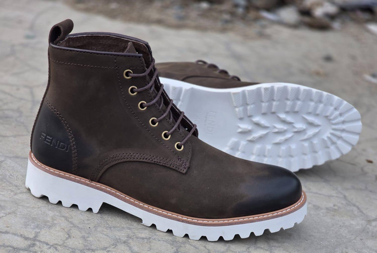 Fendi Leather Boots - Image 2