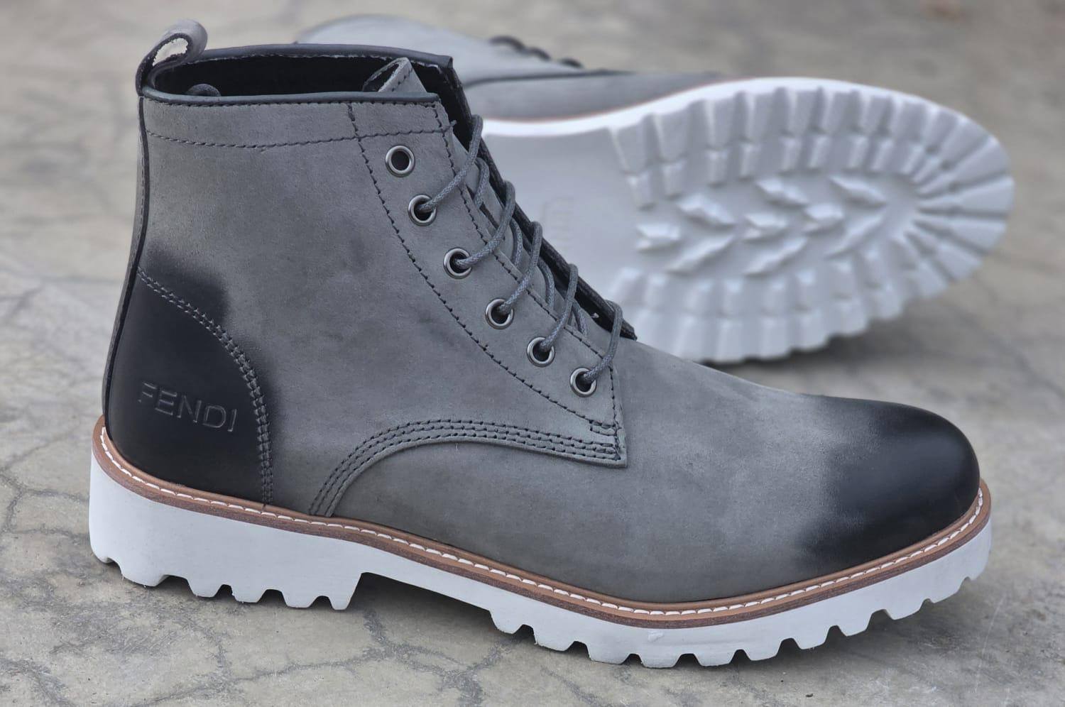 Fendi Leather Boots - Image 3