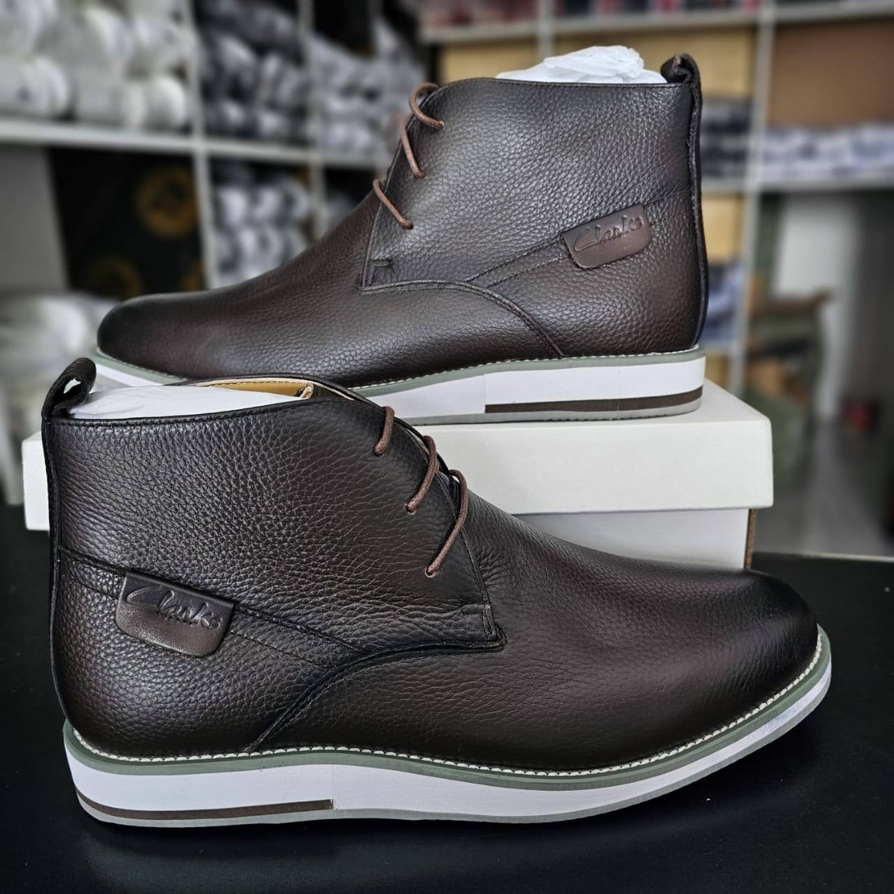 Clarks Leather Boots - Image 2