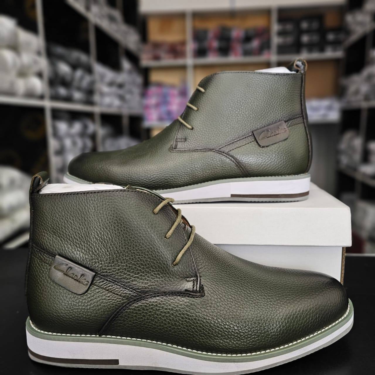Clarks Leather Boots - Image 3