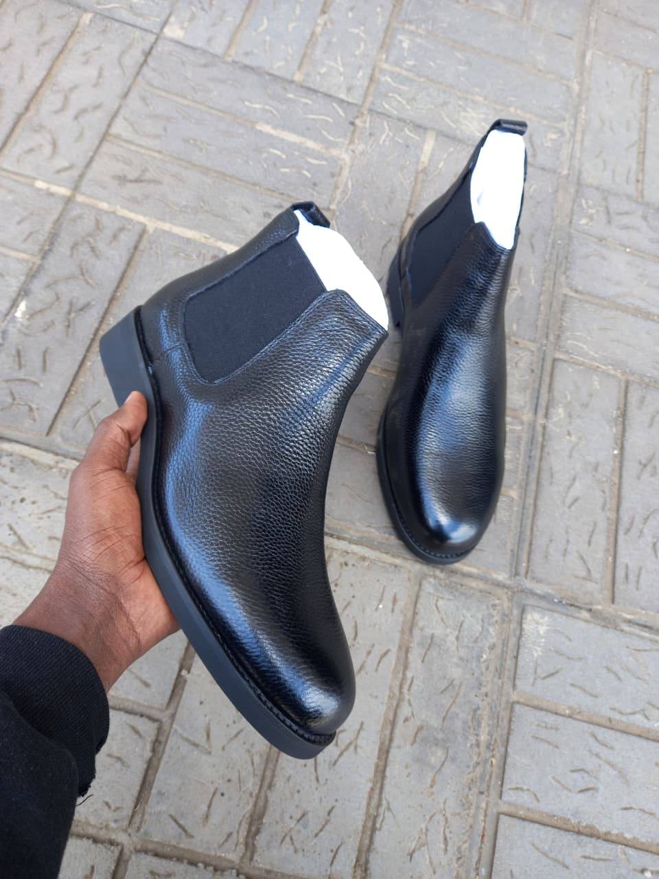 Clarks Laceless Leather Boots