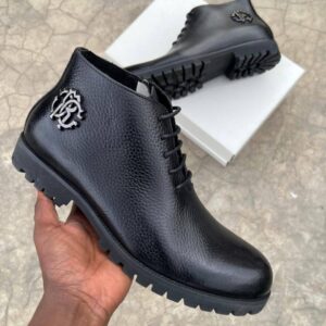 Roberto Cavalli Lather Boots